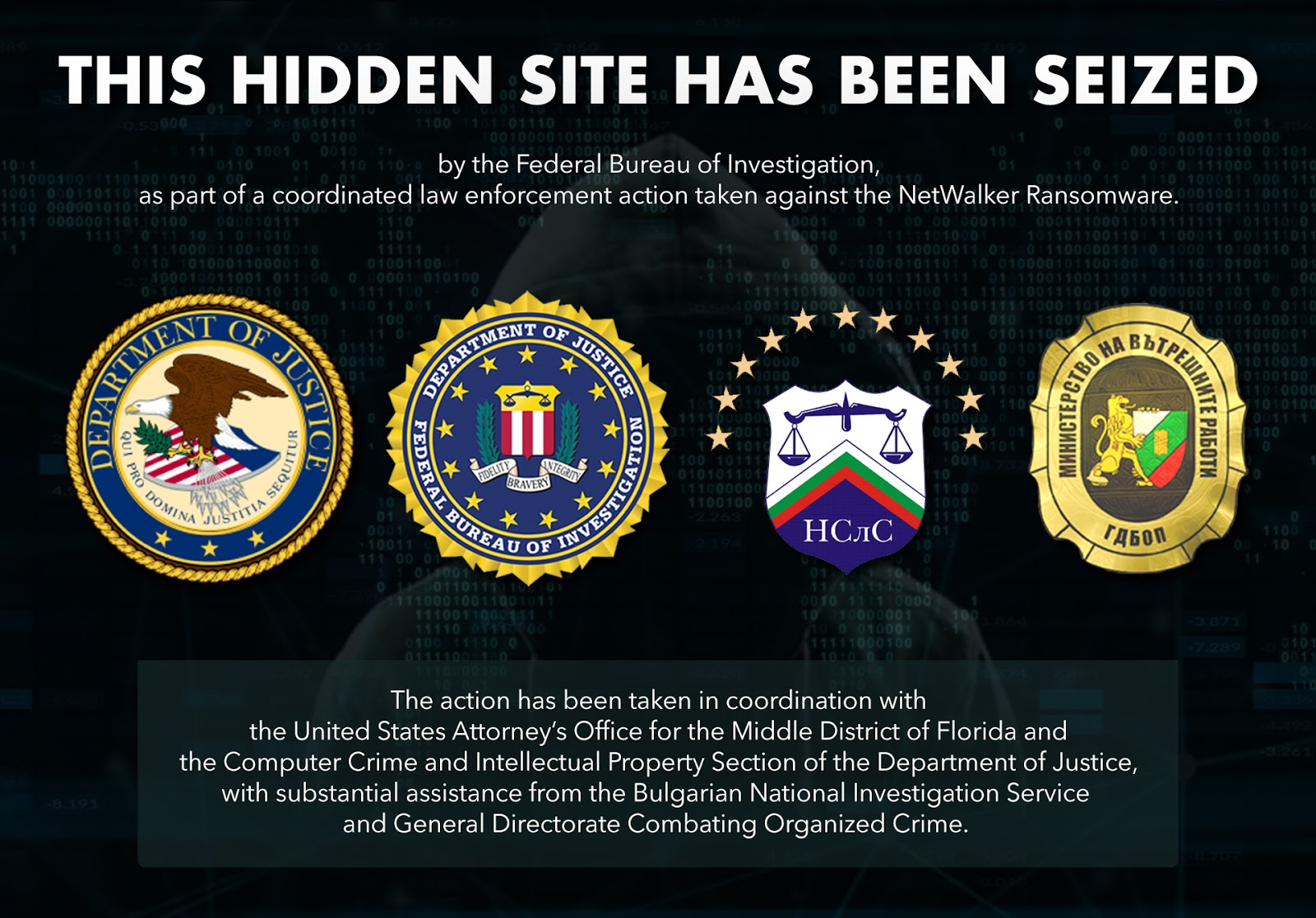 NetWalker Ransomware screenshot